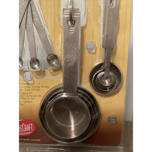 TableCraft Baker's Dozen Measuring Set Stainless steel New in Box - Picture 3 of 8